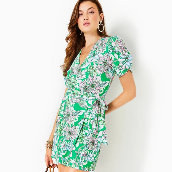 Lilly Pulitzer Sailynn Romper - Spearmint Blossom Views (Size XXS) - Picture 9 of 11